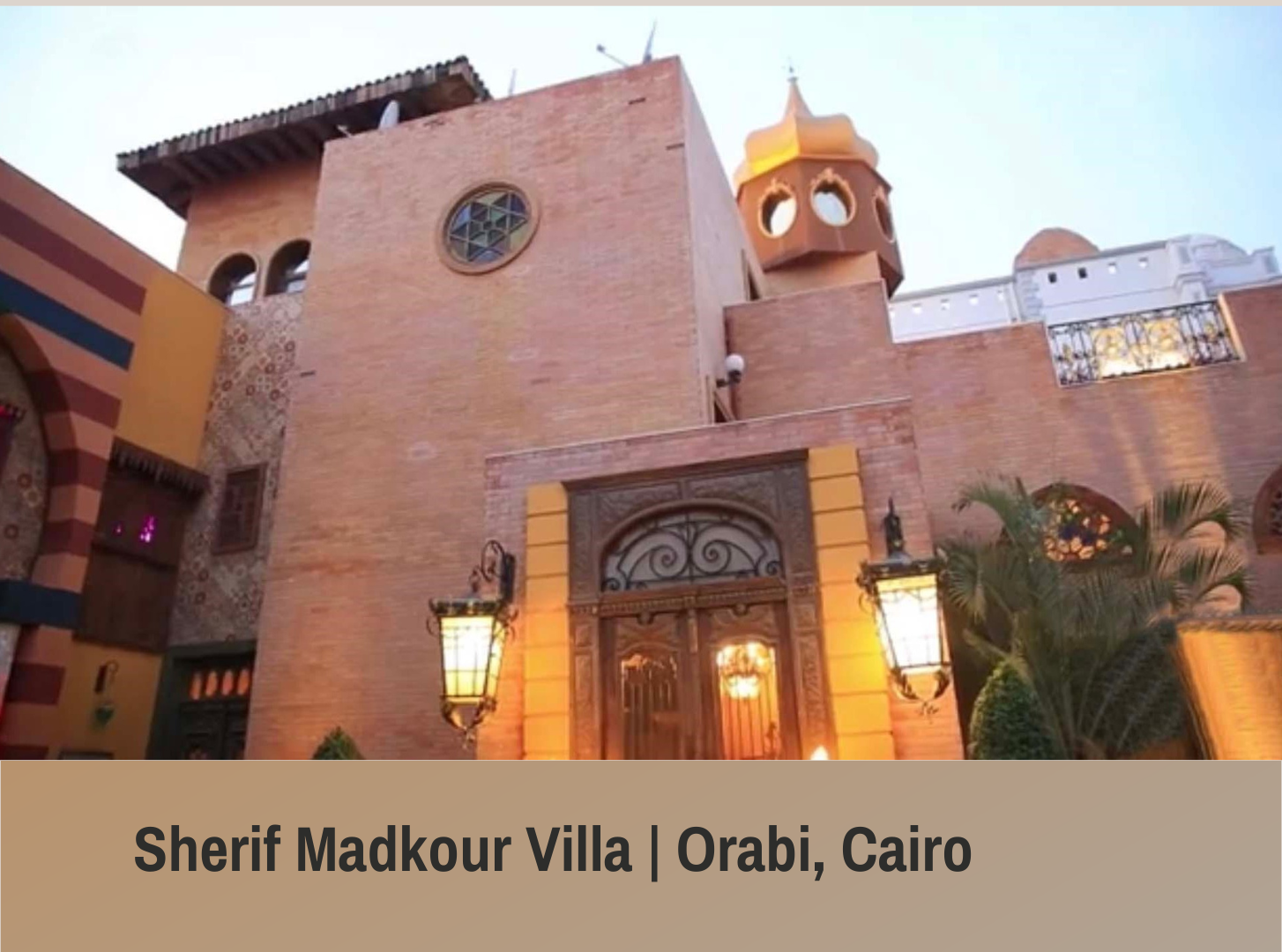 Sherif Madkour Villa